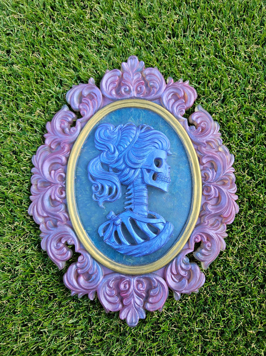 Victorian Female Skull Cameo